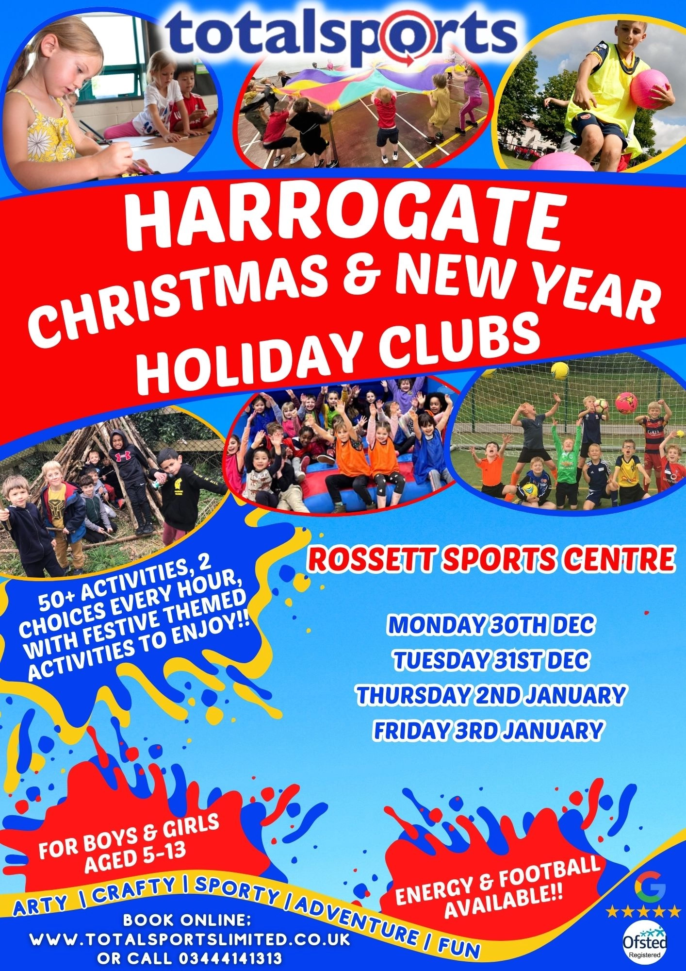 Total Sports Harrogate Xmas & New Year. holiday clubsjpg